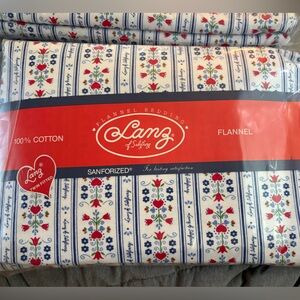 New Old Stock Lanz of Salzburg  Flannel Bedding-Fitted and Flat Sheets